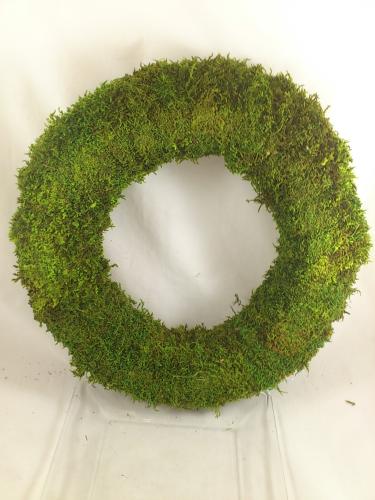 Moss wreath preserved 40 cm