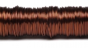 Metallic coloured wire 50 m. 0.50 mm brandy