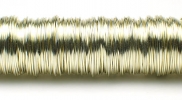 Metallic coloured wire 0.50 mm champagne