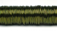 Metallic coloured wire 50 m. 0.50 mm olivegreen
