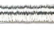 Metallic coloured wire 50 m. 0.55 mm silver