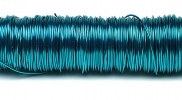 Bobine fil de fer coloris 0.50 mm turquoise