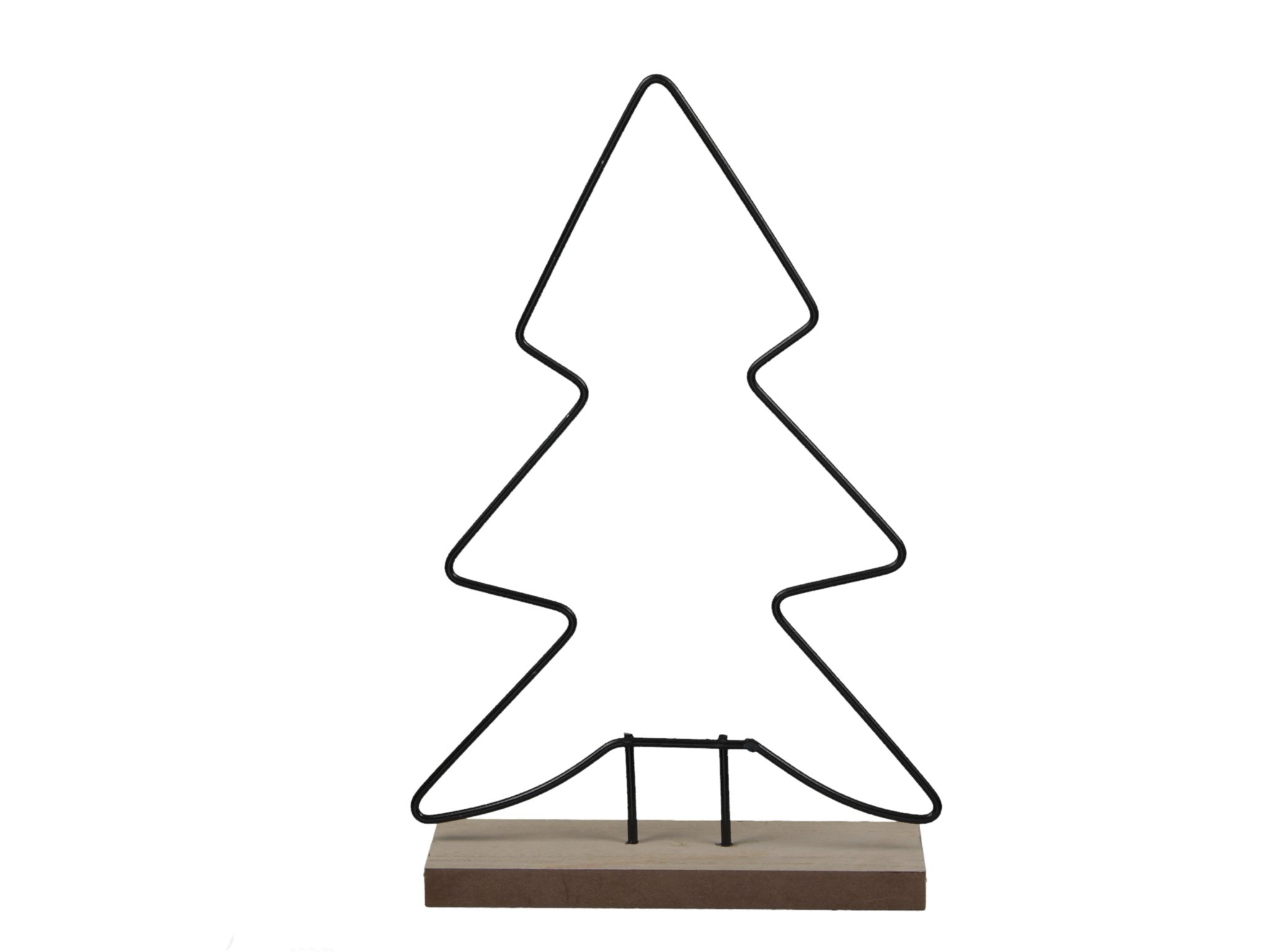 Frame Weihnachtsbaum schwartz H 25 cm