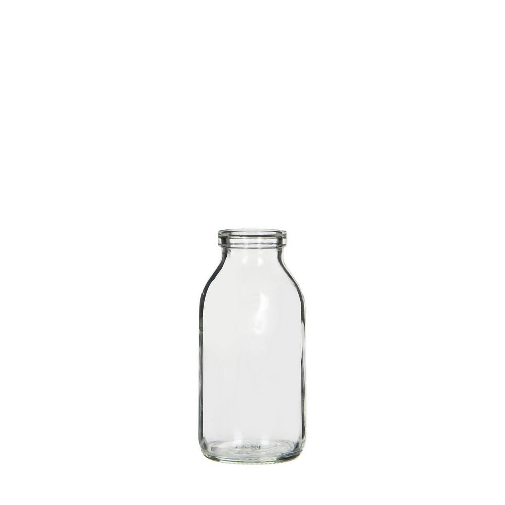 Table vase bouteille de lait H10.4 cm D 4.5 cm