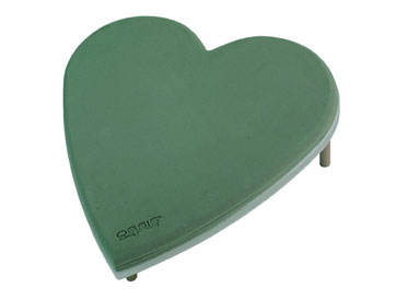 Oasis ecobase solid heart 29 cm 2 p.