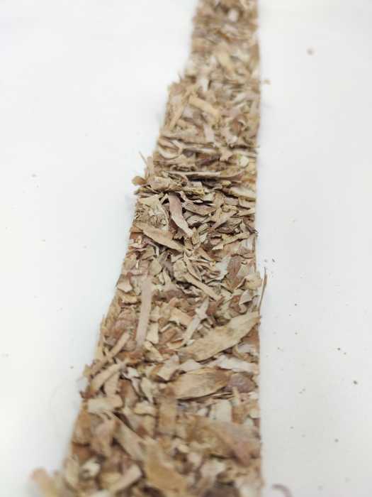 Birch bark (sheets) on a roll 5x75 cm
