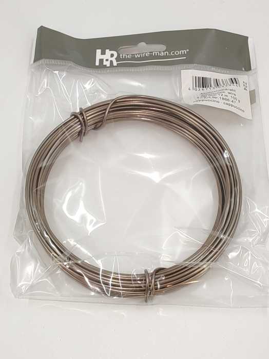 Aluminium wire cappucino 2mmx12m