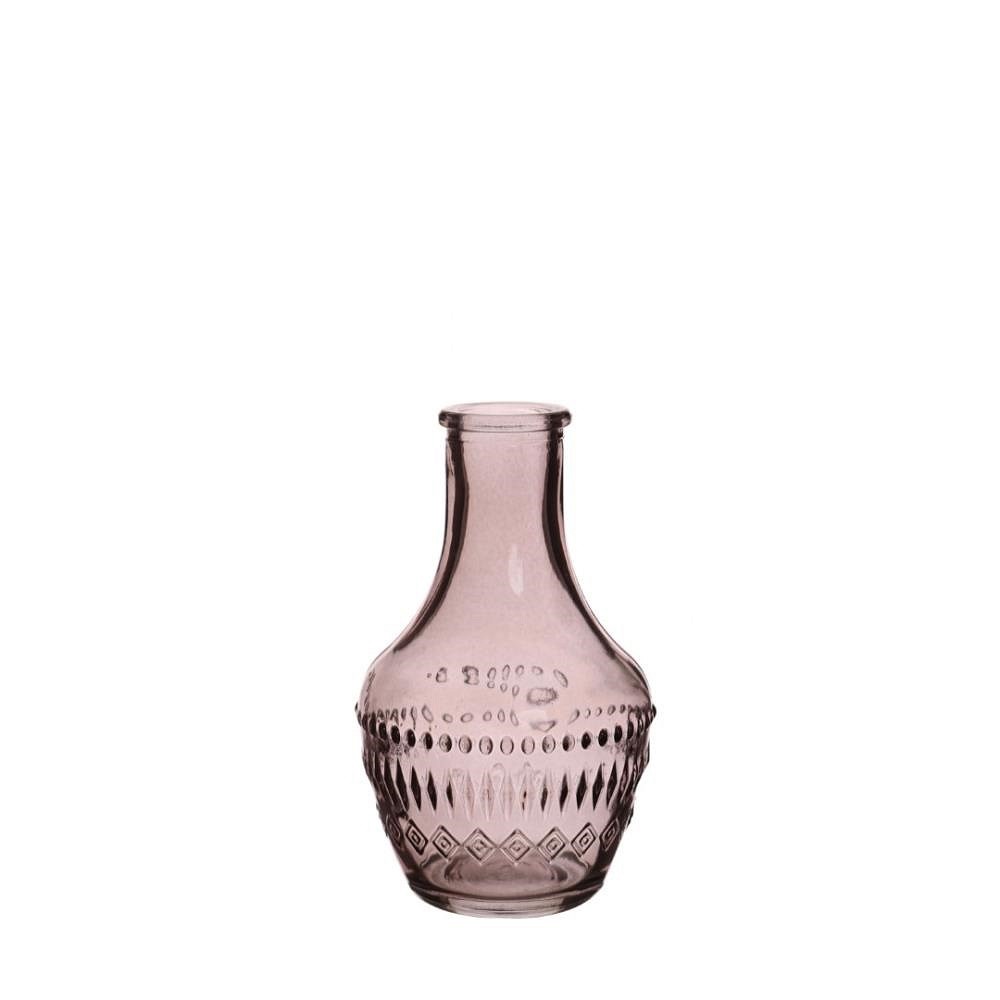 Flasche aus farbigem Glas milano grau Ø6 h.10 cm