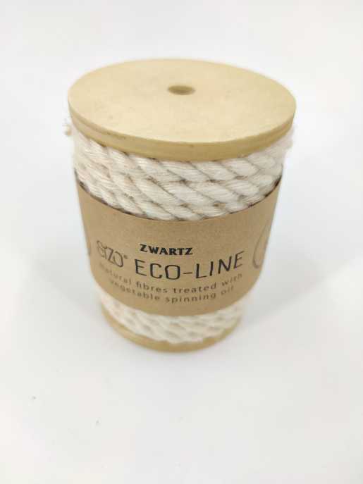 Seil Jute 0.7 cm 5 m. eco-line gebleicht weiss