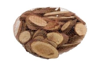 Houtschijfjes ovaal pine 250 gr. 