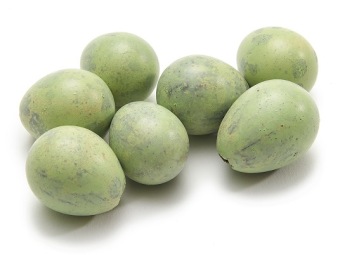 Quail eggs 60 pcs. green