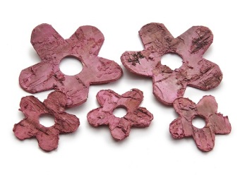 Confetti Bloem 4/6 cm 16 st. Roze