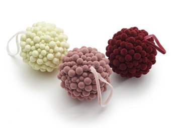 Hanger Bal 'Marbles' Crème 10 cm
