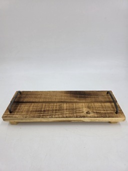 Houten plateau 'Sturdy' 40 x 14 x 7 cm
