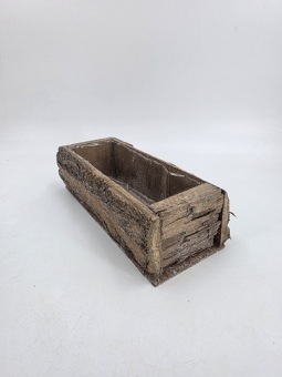 Plantenbak met schors 'Locust' 30 x 12 x 9 cm