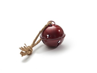 Jingle Bell rubis 8 cm