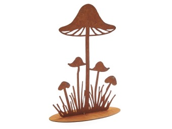 Tafeldecoratie Paddenstoel Roest 23 cm