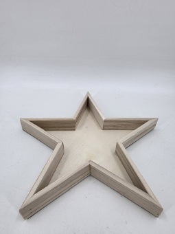 Holzschälchen Stern 30 cmStern 30 cm
