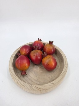 Decoratie Granaatappels 8 cm 6 st.