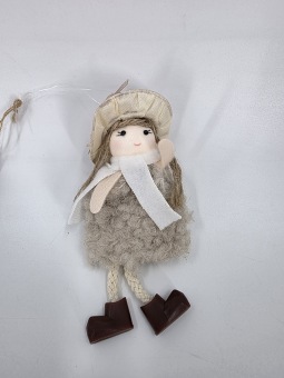 Hanger Meisje Beige 14 cm