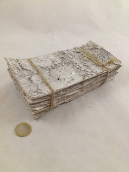 Birch bark white-wash 19x9 cm 10 p.