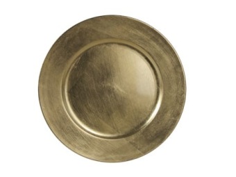 Kunststoffunterlage gold Ø28 cm