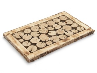 Houten schijf 'Slice' 30x18 cm