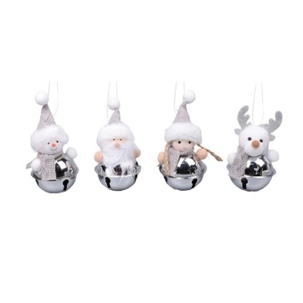 Hanger 'Xmas Bell' Meisje Zilver