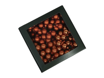 Kerstballetjes In Glas Op Draad 20mm 144 st. Mandarin