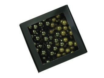 Weihnachtskugeln im Glas a. Draht 20 mm 144St. pine opal