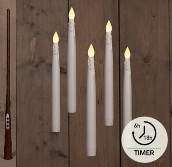 Bougies flottantes LED blanches 5 pcs.