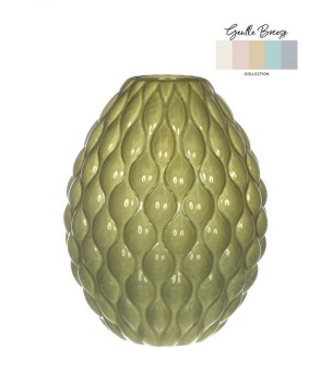 Tafelvaasje 'Bubbles' Groen Ø11.5 cm H 15 cm