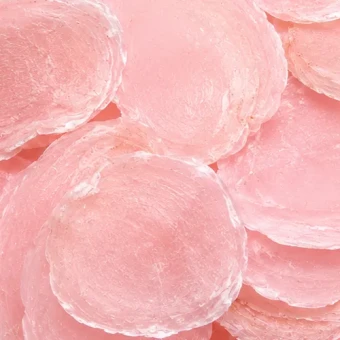 Capiz dia roze 5-10 cm 250 gr - Bloemschikmateriaal - Dentergem