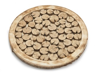 Houten schijf 'Slice' 30x30 cm