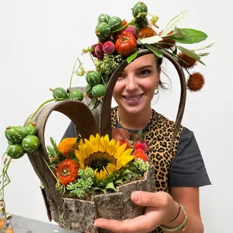DIY-pakket Herfst Bogen Taart - Carlein Tukkers - Dentergem - bloemschikmateriaal