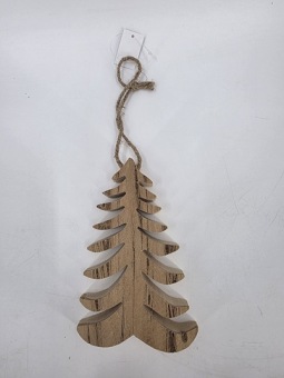 Hanger Houten Kerstboom 18 x 13 cm