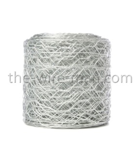 Hexagon wire netting silver 5 cm 5 m