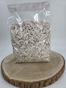 Wood chips white +/- 1 kg.