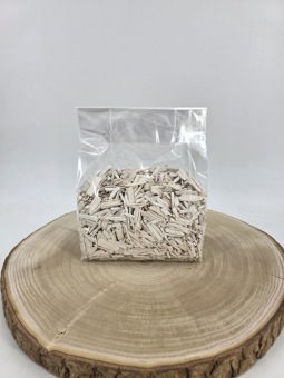 Wood chips white +/- 300 gr.