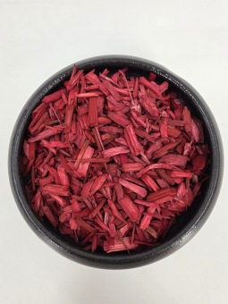 Houtsnippers bordeaux +/- 75 gr.