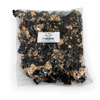 Korstmos - Musgo - hobbyverpakking 60 gr - Black moss Bloemschikmateriaal - dentergem