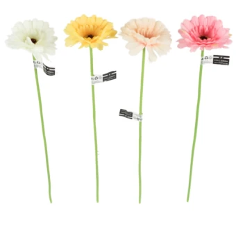 Kunstbloem Gerbera Geel