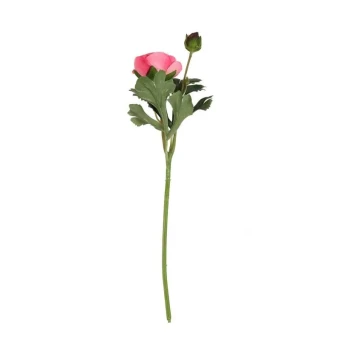 Kunstbloem Ranonkel Framboos