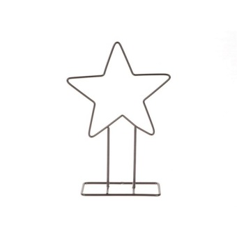 Metal Frame 'Star Lucker' 21x8x30 cm black