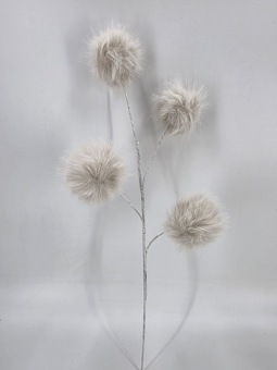 Stem Fluff Ball Cream 65 cm