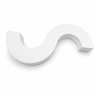Piepschuim S-Vorm 40x20x5 cm