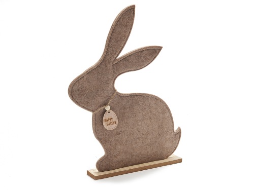 Lapin de Pâques en feutre 37 cm