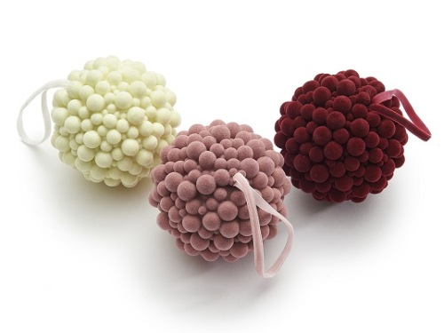 Hanger Bal 'Marbles' Crème 10 cm