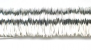 Metallic coloured wire 50 m. 0.55 mm silver