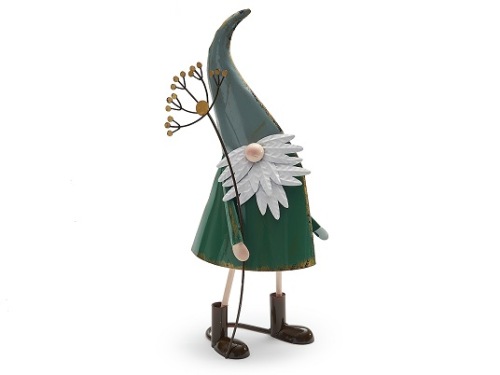 Tafeldecoratie Gnoom Met Bloem 'Twins' 45 cm